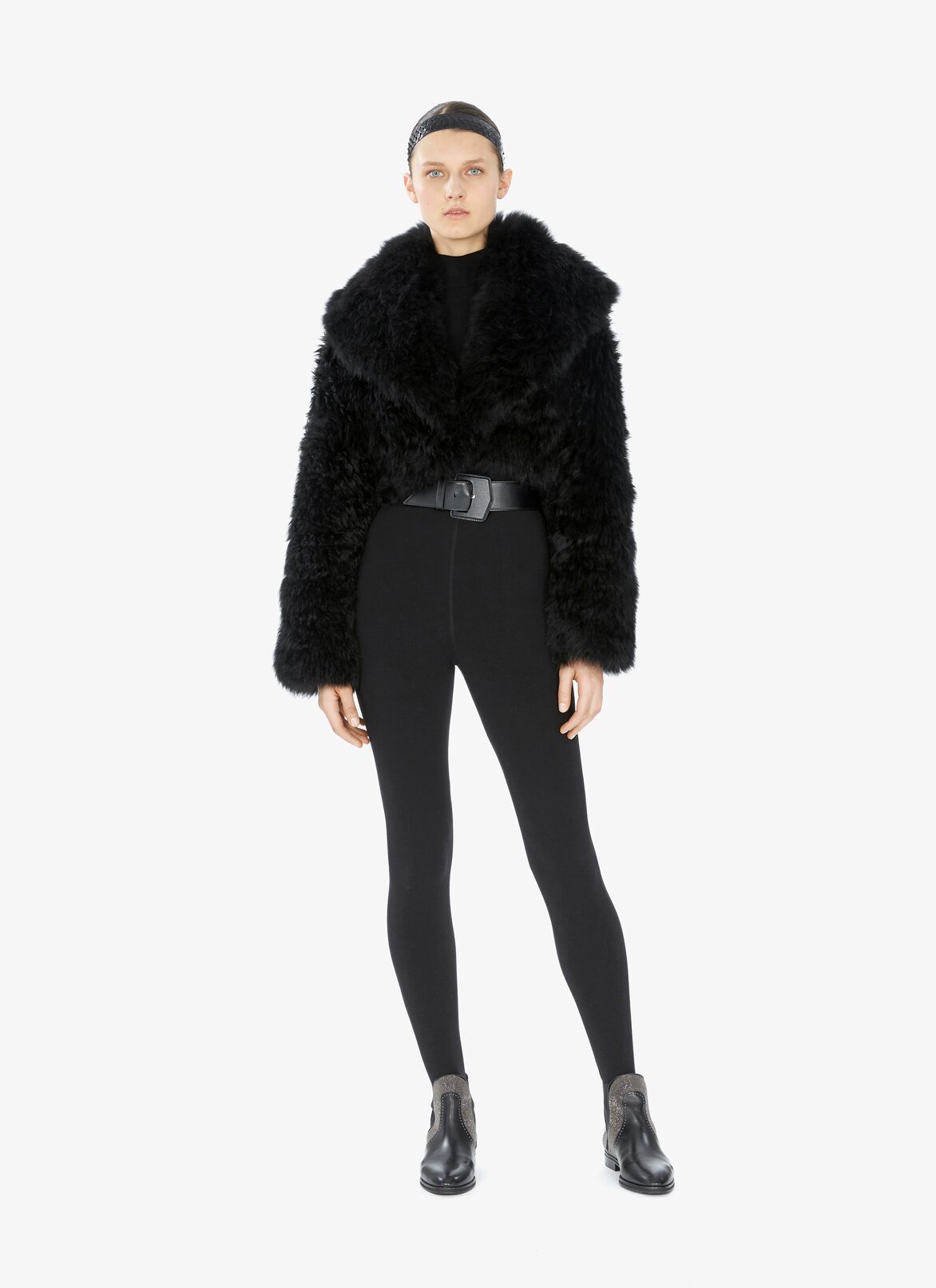 Cashmere Bolero Jacket
 ALAÏA BLACK CASHMERE BOLERO JACKET